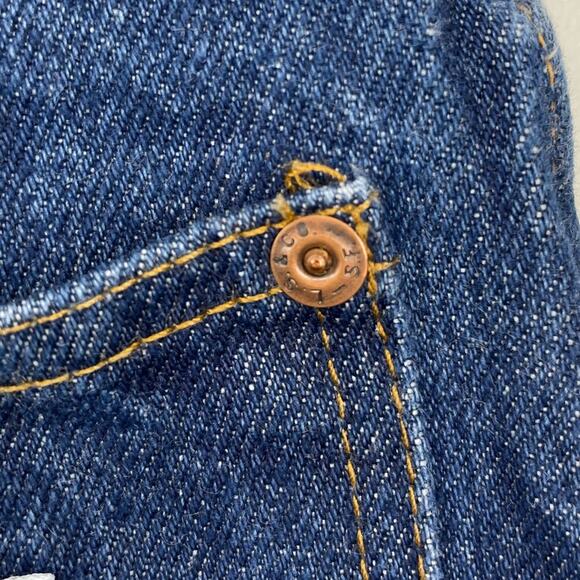 Vintage Levi’s 554 White Tab Double Horse Patch Women's Sz 26x32 High Rise Jeans - Picture 8 of 12